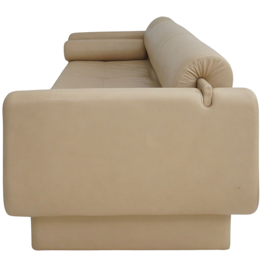 Matinee Leather Sofa by Vladimir Kagan, 1990s