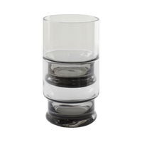 Set of 4 Smoked Glass Lowballs, 1970s