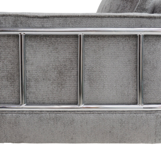 Chrome Caged Loveseat, 1960s