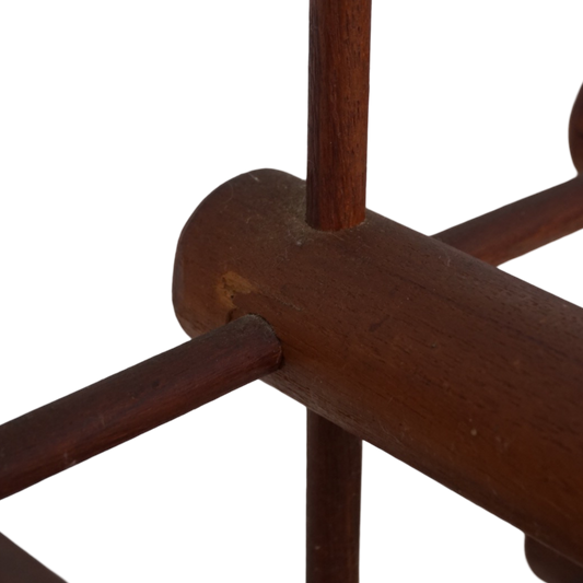 Teak Wine Rack by Nissen Langaa, 1960s