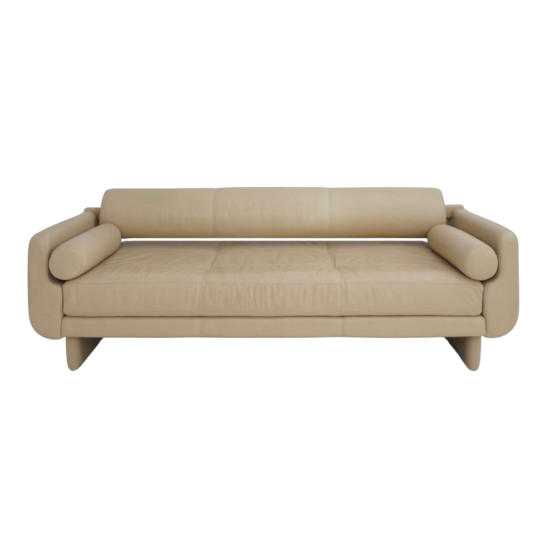 Matinee Leather Sofa by Vladimir Kagan, 1990s