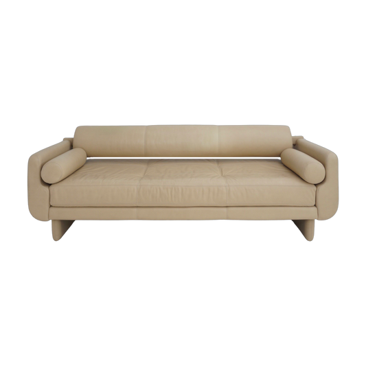 Matinee Leather Sofa by Vladimir Kagan, 1990s