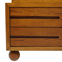 Carved Wood Armoire by Lane, 1970s