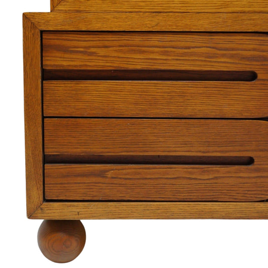 Carved Wood Armoire by Lane, 1970s