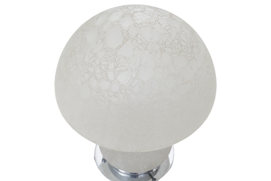 Glass Mushroom Table Lamp, 1970s