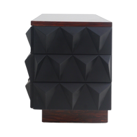 Low Brutalist Rosewood Dresser, 1960s