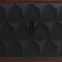 Low Brutalist Rosewood Dresser, 1960s