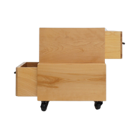 Blonde Wood Double Sided Storage, 1990s