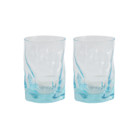 Pair of Blue Crinkle Glasses