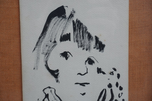 'Portrait of a Young Girl' Print, 1965
