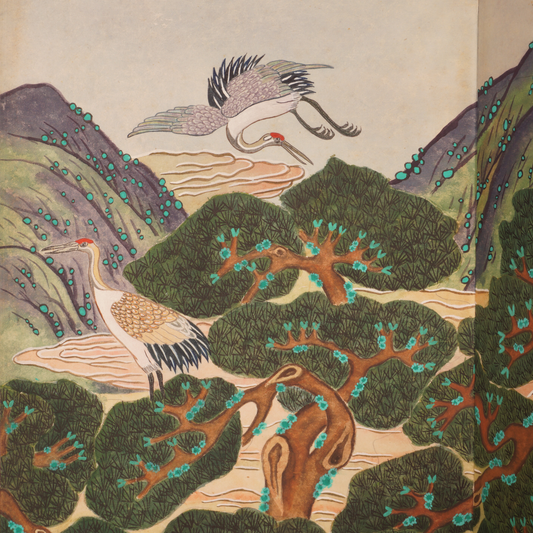 Korean 'Shipjangsaengdo' 8-Panel Screen