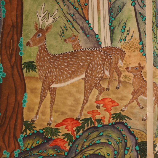 Korean 'Shipjangsaengdo' 8-Panel Screen