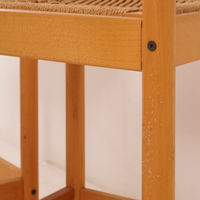 Pair of Rush Seat Counter Stools