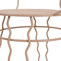 Pair of Serpantine Iron Bistro Chairs