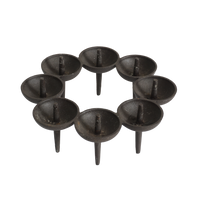 Cast Iron Candle Holder by Borge Rojalin, 1970s