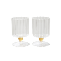 Pair of Short Stemmed Chalices