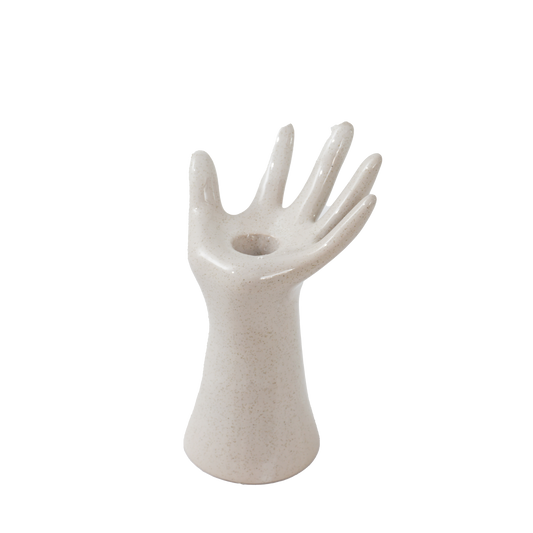 Ceramic Hand Candle Holder