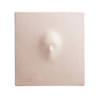 Low Relief Sculptural Face, 31x32