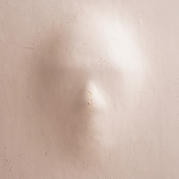 Low Relief Sculptural Face, 31x32