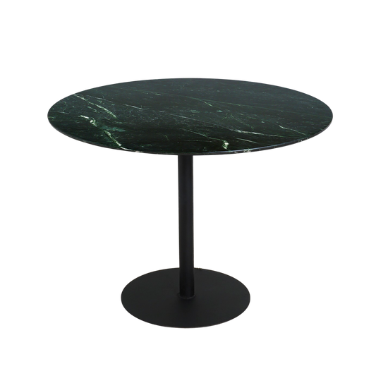 Round Verde Marble Bistro Table