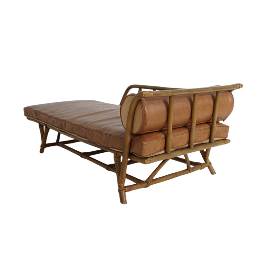 Rattan Chaise Lounge Chair