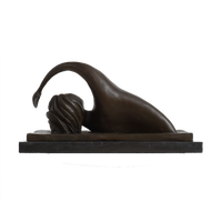 Bronze Swimmer Sculpture