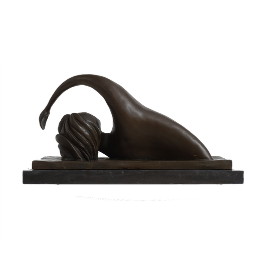 Bronze Swimmer Sculpture