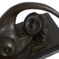 Bronze Swimmer Sculpture