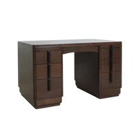 Art Deco Executive Mahogany Desk