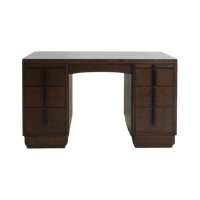 Art Deco Executive Mahogany Desk