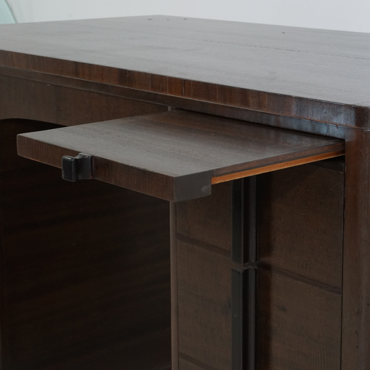 Art Deco Executive Mahogany Desk