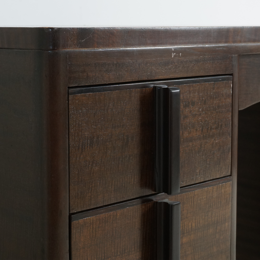 Art Deco Executive Mahogany Desk