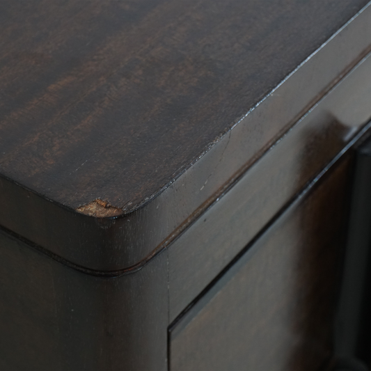 Art Deco Executive Mahogany Desk