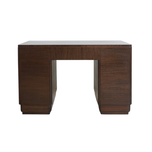 Art Deco Executive Mahogany Desk