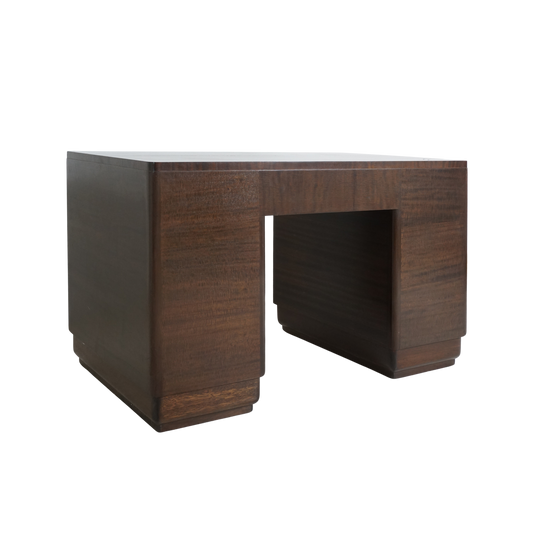 Art Deco Executive Mahogany Desk
