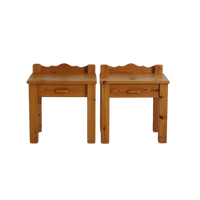 Pair of Danish Pine Side Tables