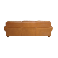 Tufted Leather Danish Sofa