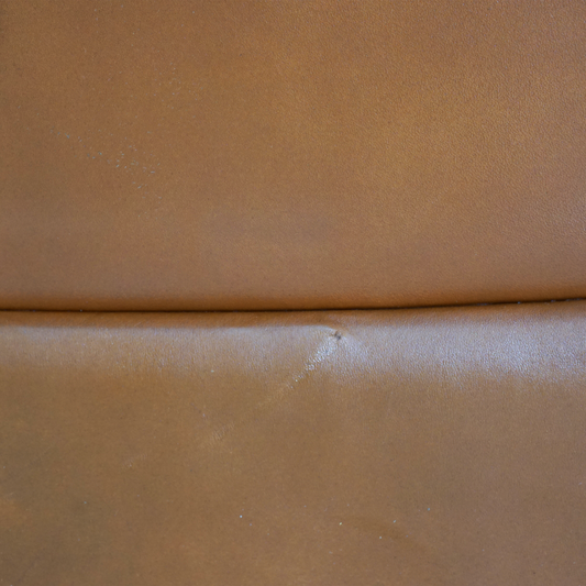 Tufted Leather Danish Sofa