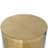 Smoked Glass and Brass Table