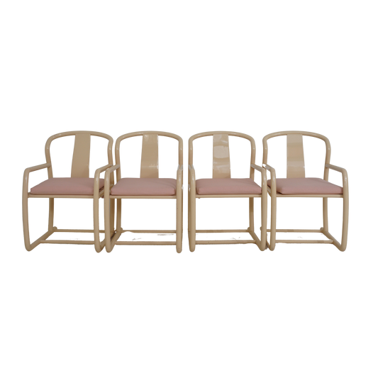 Set of 4 Italian Chairs by Tecnosedia, 1980s