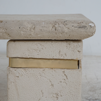 Fossilized Stone Coffee Table