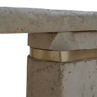 Fossilized Stone Coffee Table