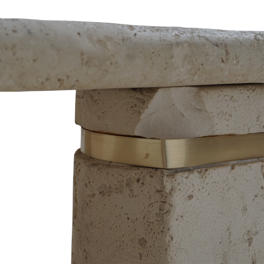 Fossilized Stone Coffee Table