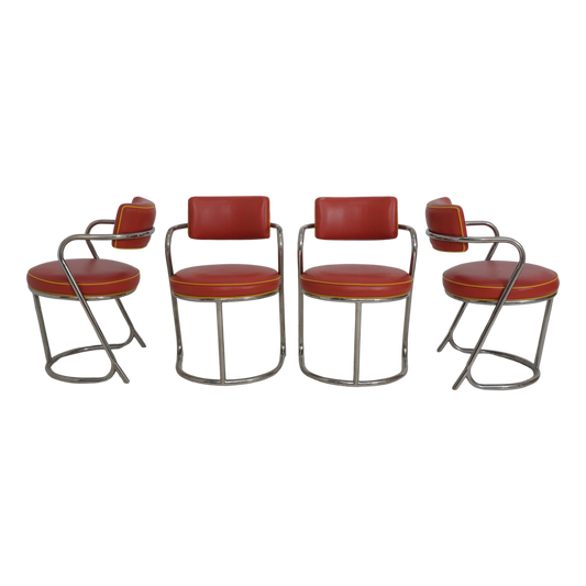 Set of 4 Cantilever Chairs by Jazz, 1970s