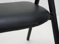 Black Sculptural Dining Chair, 1990s