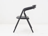 Black Sculptural Dining Chair, 1990s