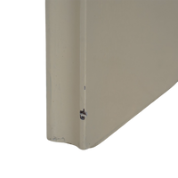 Cream Lacquered Curved Desk