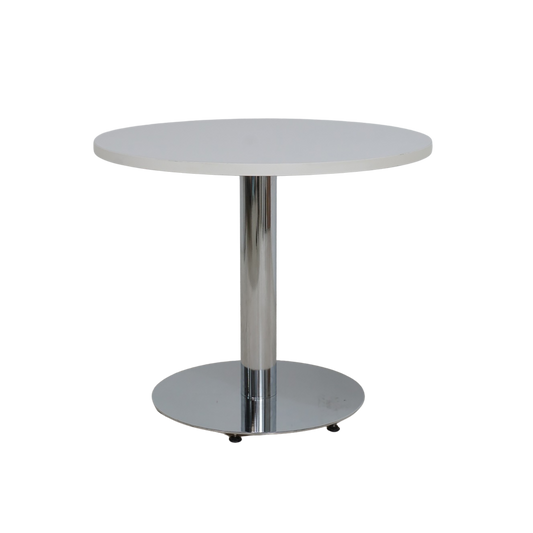 Chrome Pedestal Dining Table