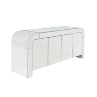 Waterfall Mirrored Credenza