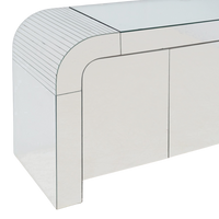 Waterfall Mirrored Credenza